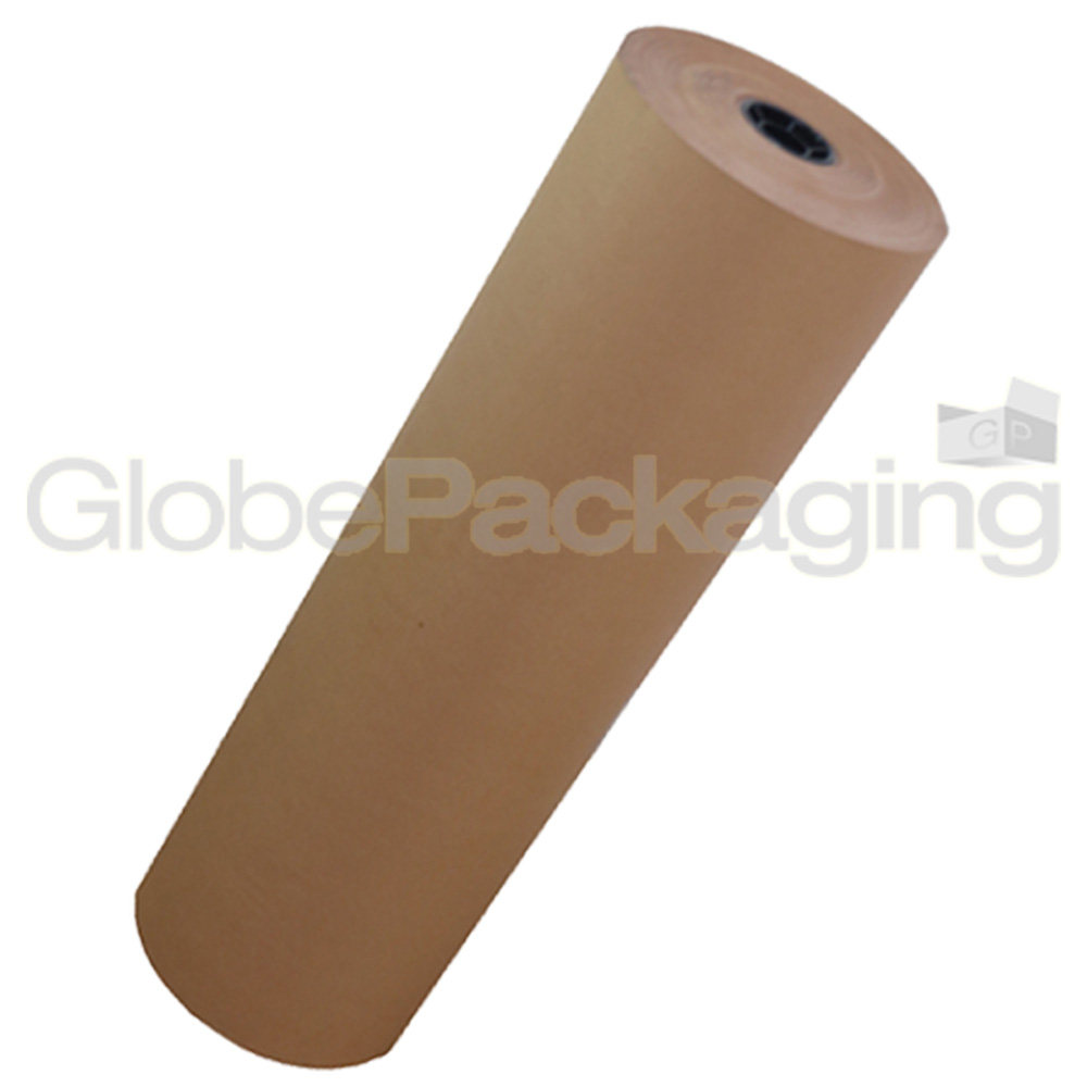 450mm x 200M x 4 HEAVY DUTY BROWN KRAFT WRAPPING PAPER ROLL 88gsm *24HR DEL*